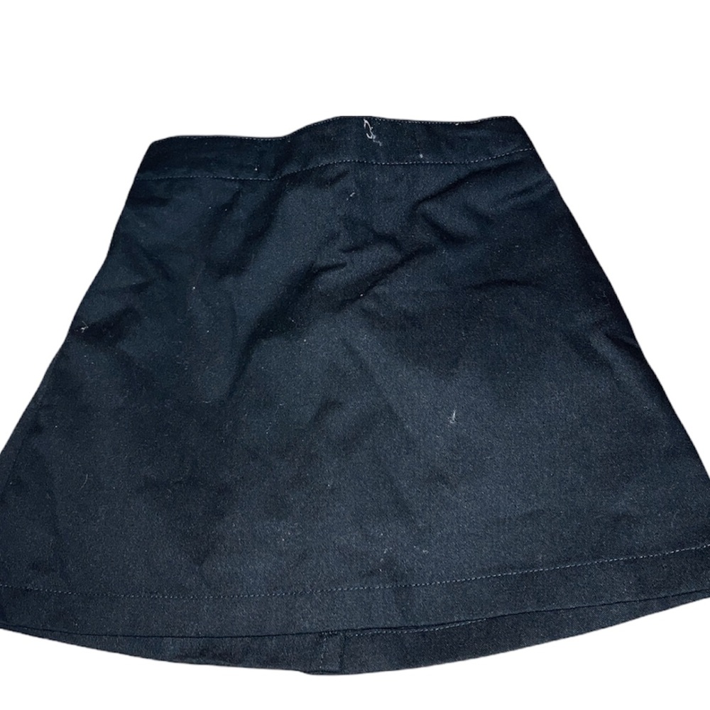Lands end girls uniform skort black size 6x